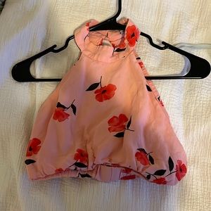 Floral crop top